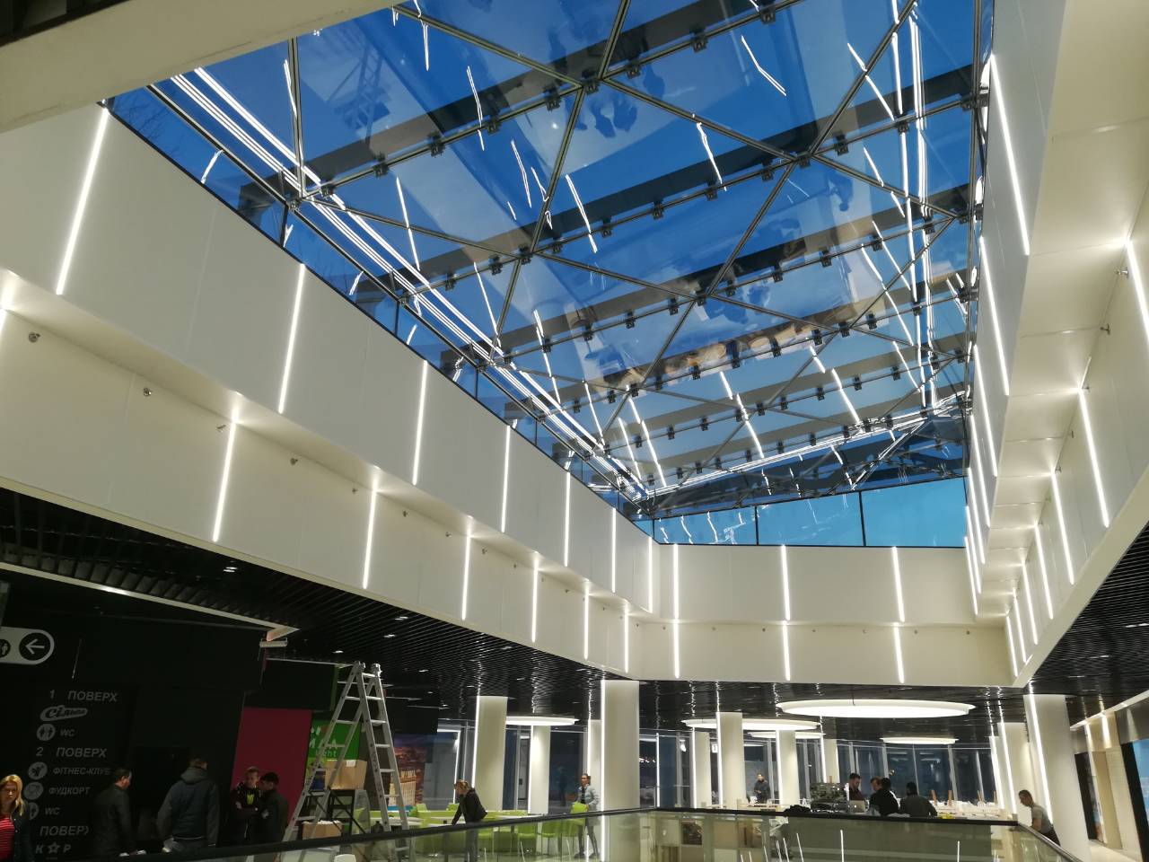 Coberturas e cúpulas de vidro